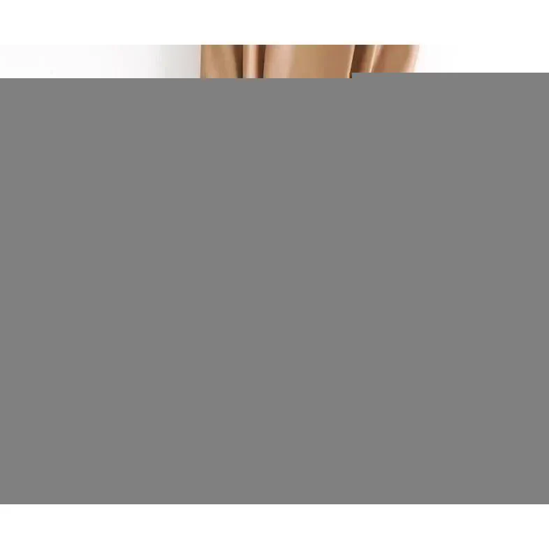 Faux Leather Pleated Mini Dress - Image 6