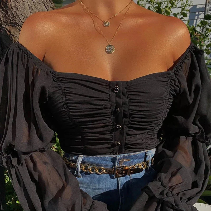 Flare Sleeve Top - Image 2