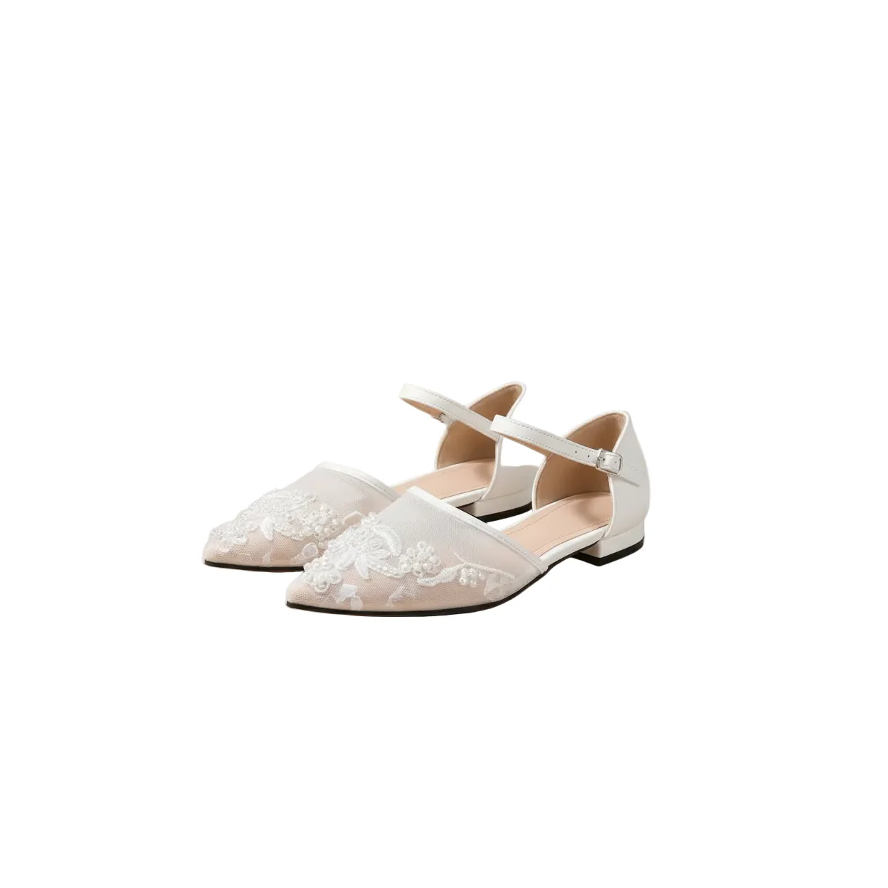 Flat Bride Pointed Toe Party Dress Shoes - Image 2