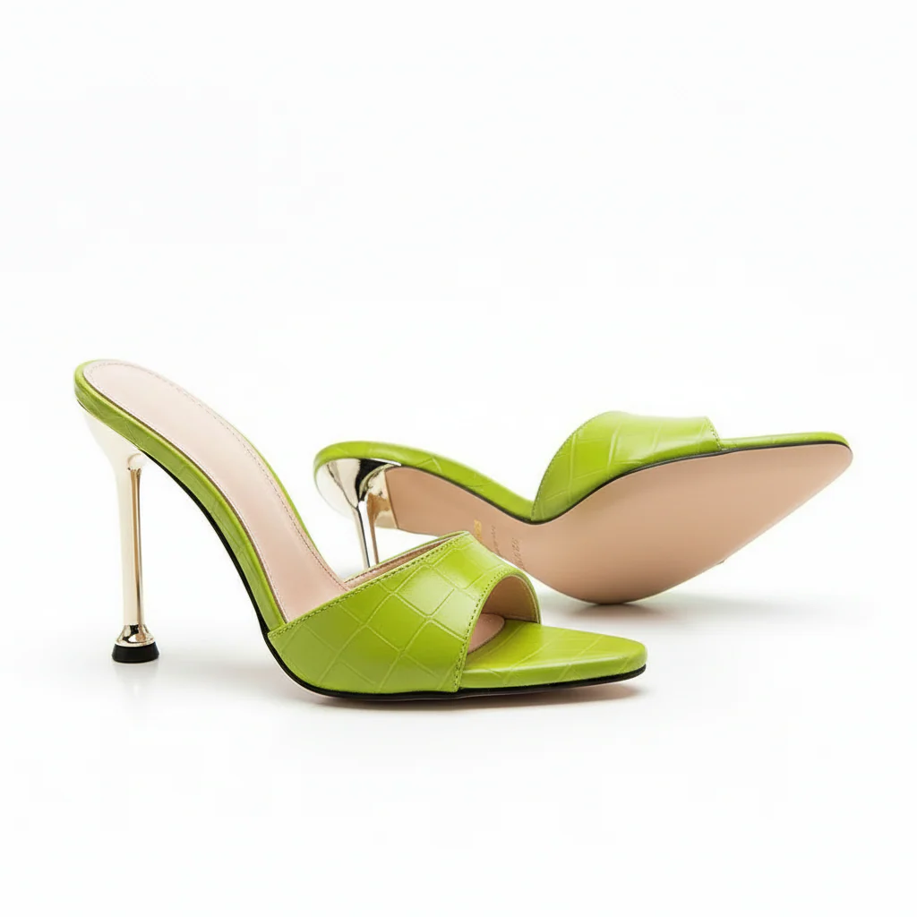 flip flops snick print Pointed toe shoes - Image 3