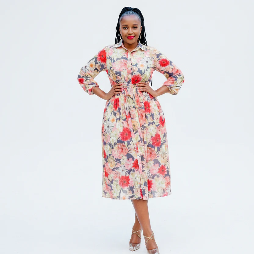 Floral Chiffon Maxi Dress - Image 2