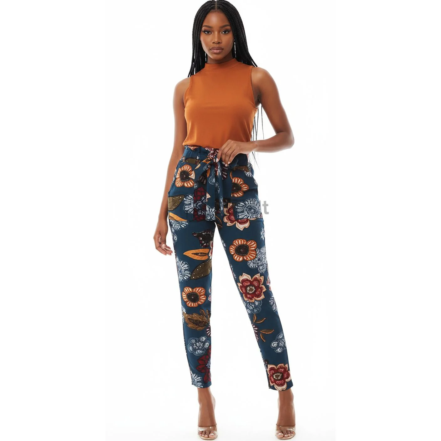 Floral High Waisted Pant  - Image 2