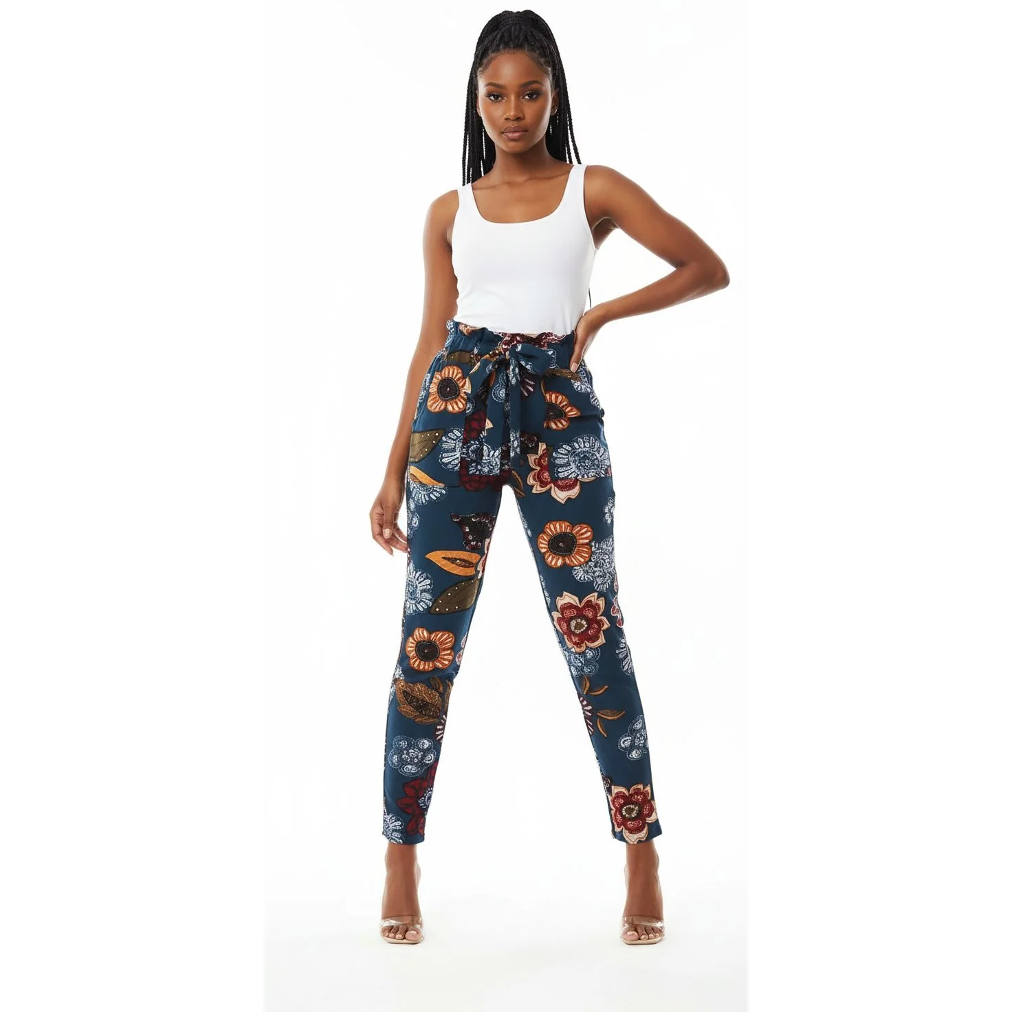 Floral High Waisted Pant  - Image 3