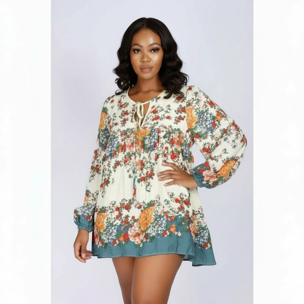 Floral Mini Dress 