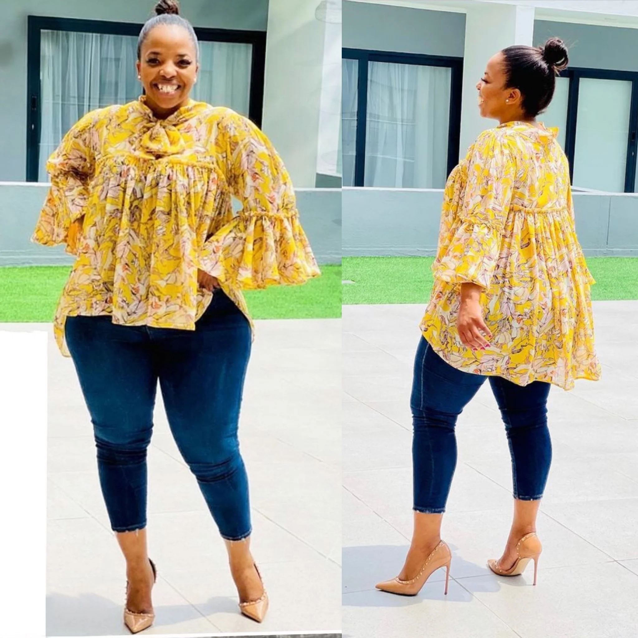 Floral Print Blouse - Image 3