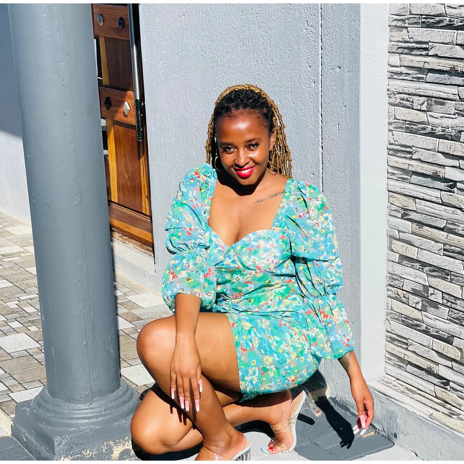 Floral Print Dress - Image 6