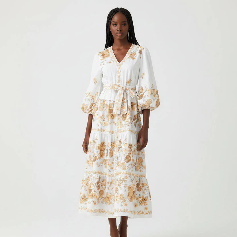Floral Print Maxi Dress  - Image 2