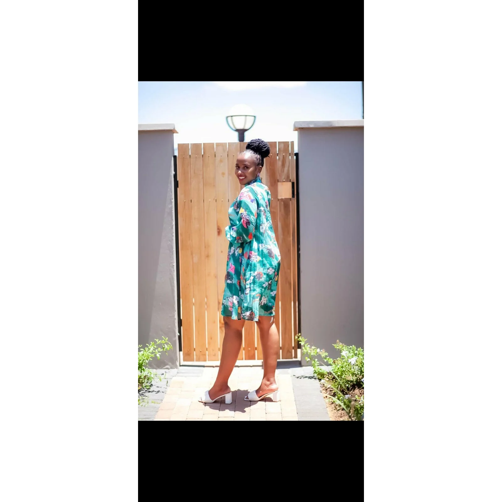Floral Print Vintage Dress - Image 9