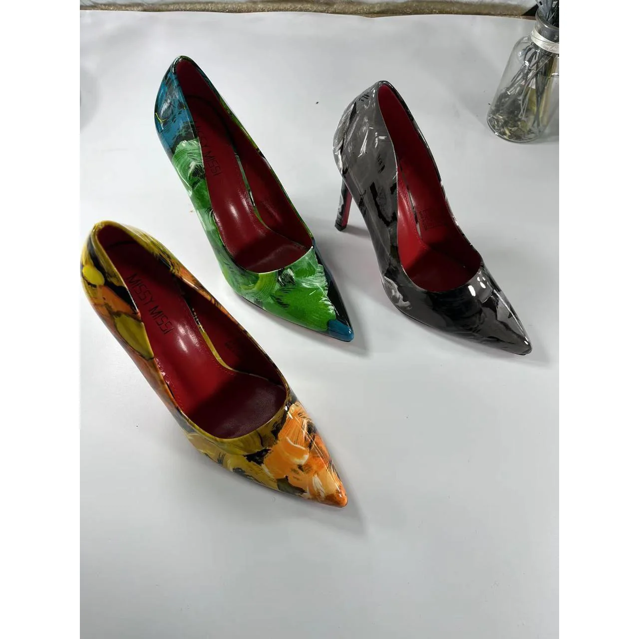 Floral Slip Stiletto Heel - Image 11