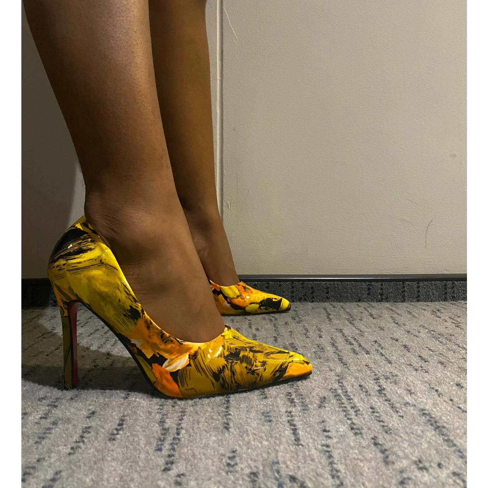 Floral Slip Stiletto Heel - Image 2