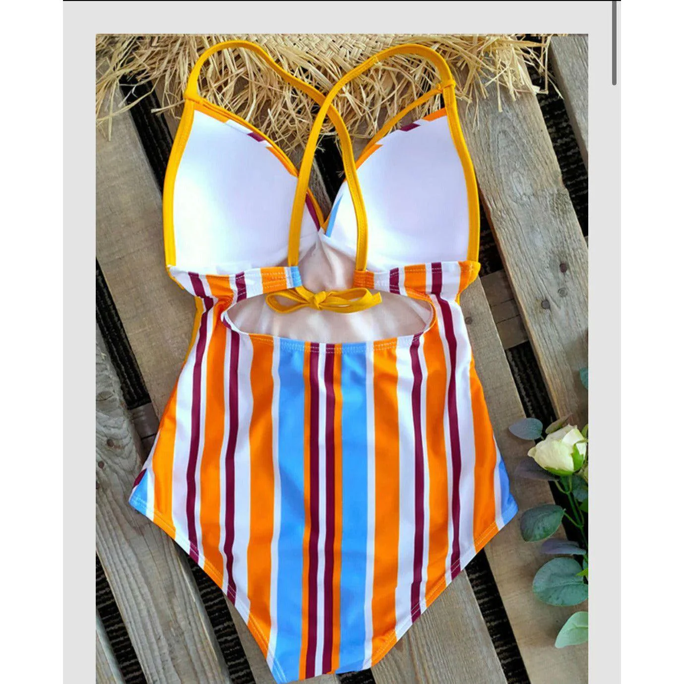 Flower Printing Corder Swimwear - Image 5