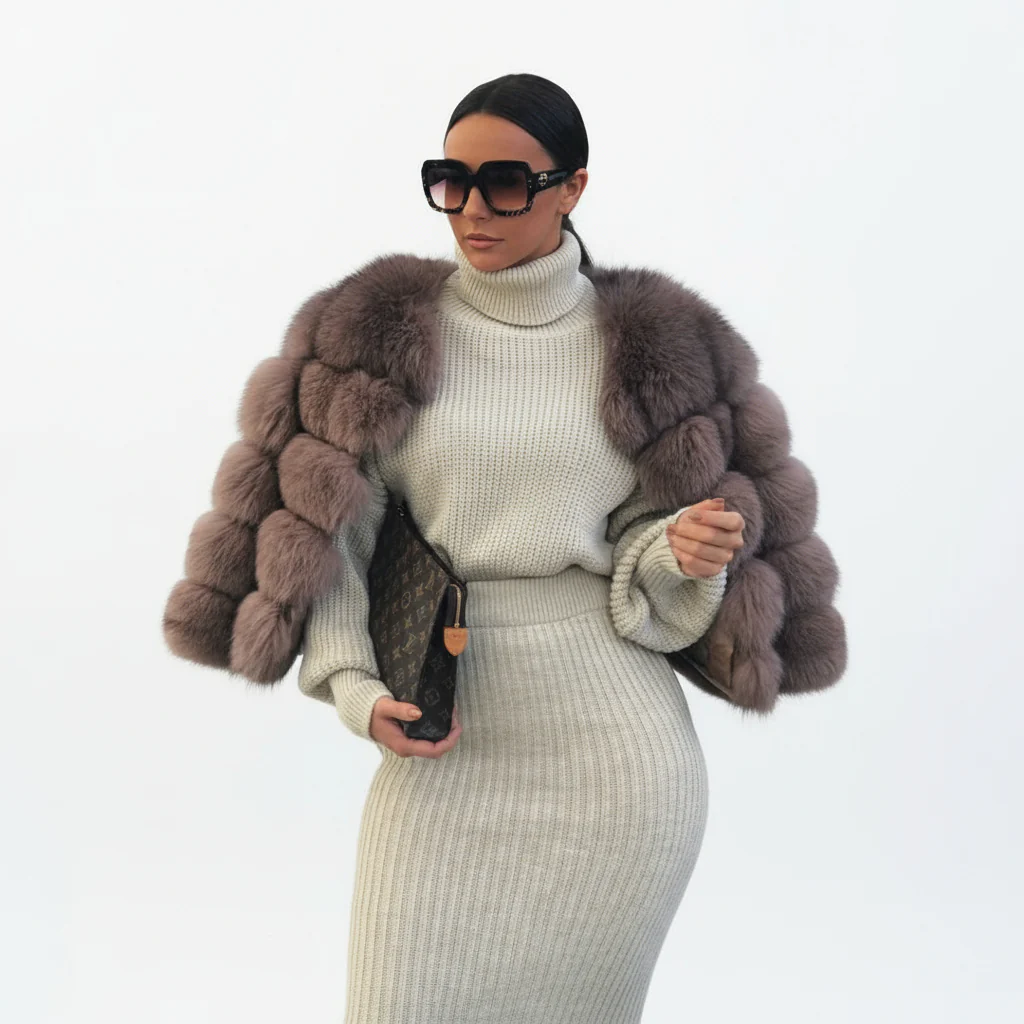 Short Faux Fur Coat