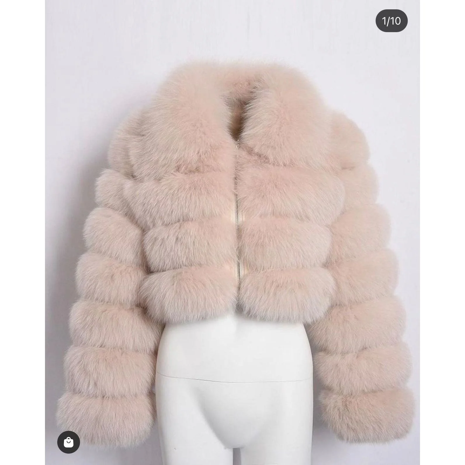 Short Faux Fur Coat - Image 5