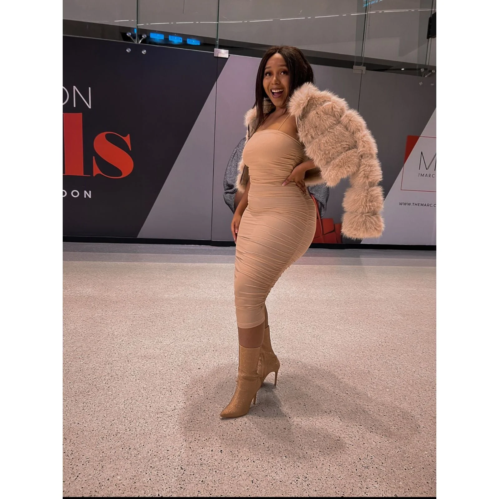 Short Faux Fur Coat - Image 6
