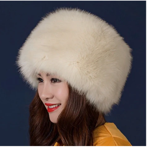 Fluffy Fur Round Winter Bucket Hat - Image 5