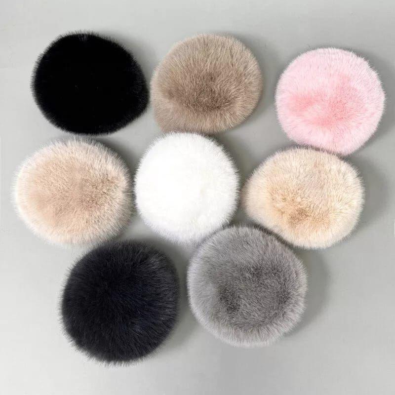 Fluffy Fur Round Winter Bucket Hat - Image 8