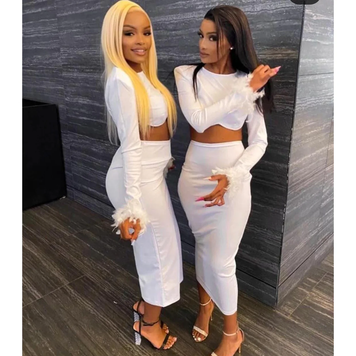 Fluffy Sexy 2 Pieces Set - Image 3