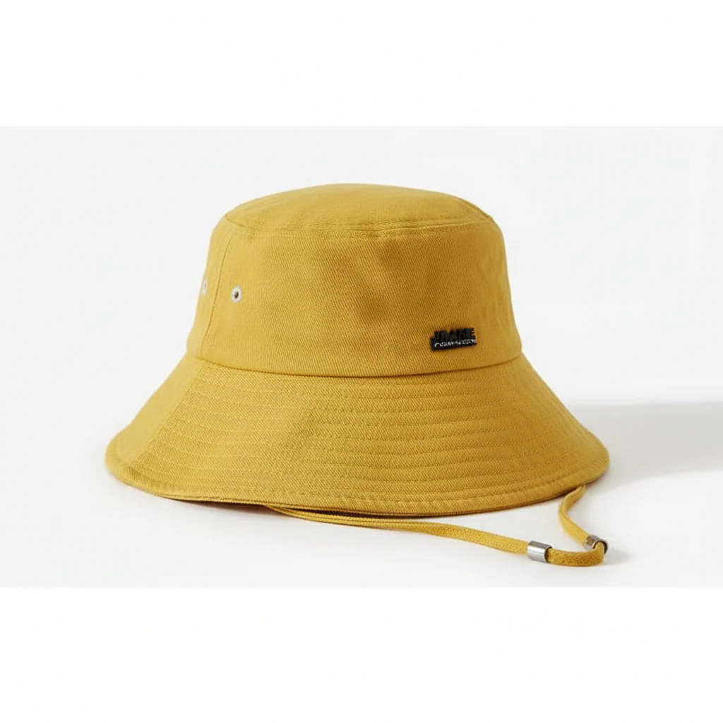 Foldable Cotton Unisex Packable Summer Bucket Hat - Image 3