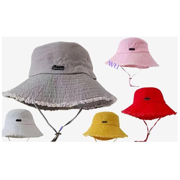 Foldable Cotton Unisex Packable Summer Bucket Hat - Image 5