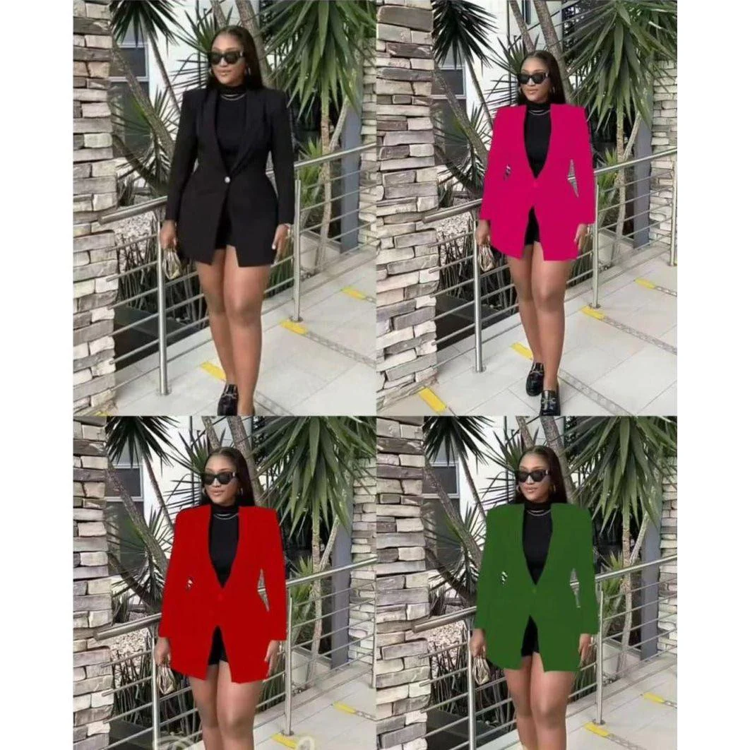 Formal One Button Blazer - Image 2