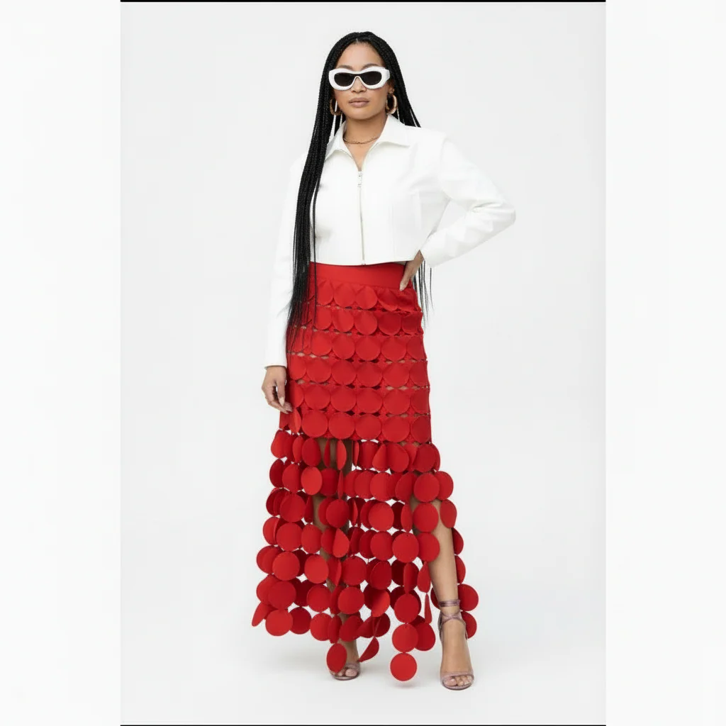 Fringed Maxi Skirt - Image 2