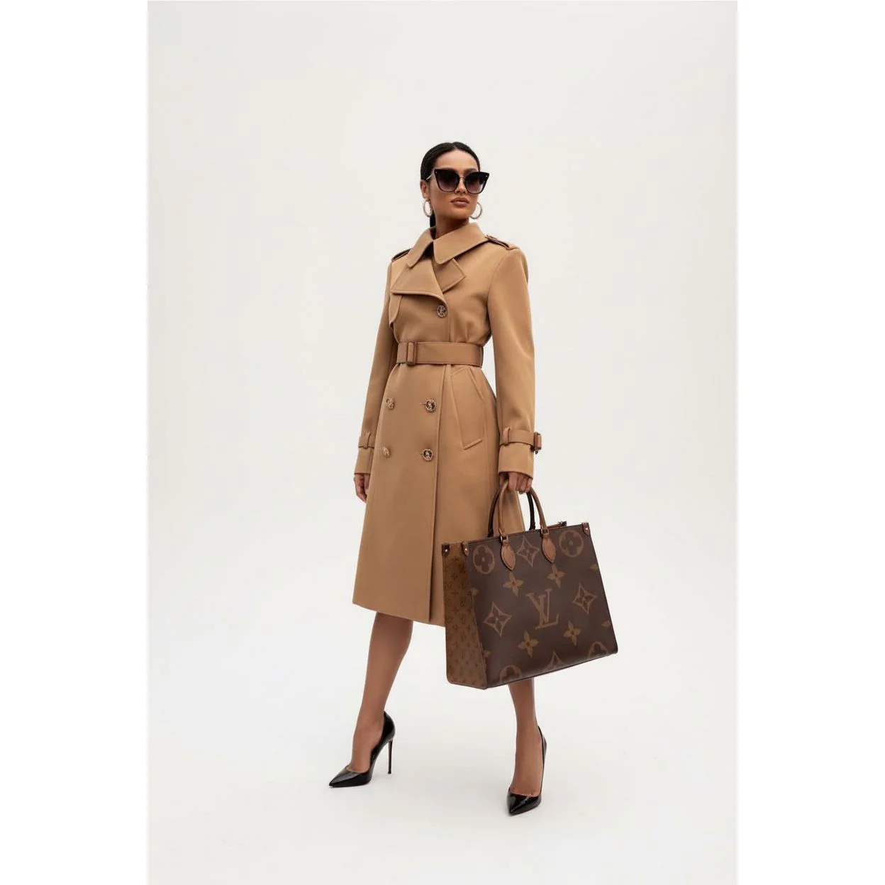 Full Length Marlborough Trench Coat - Image 2