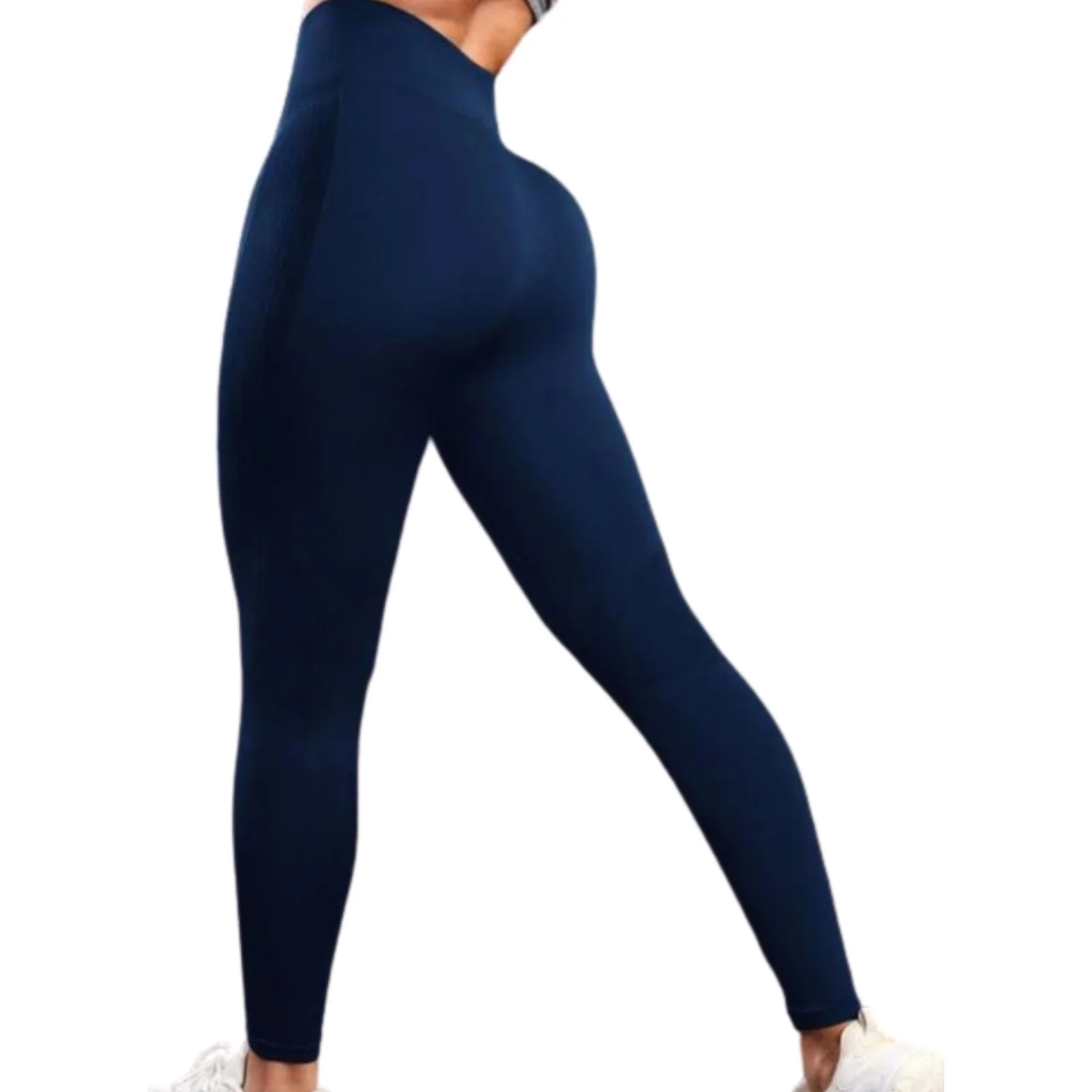 Full Length Seamless Footless Stretching Leggings. - Image 5