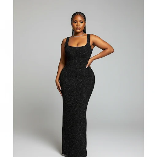 Glitter Backless Bodycon Sexy Dress - Image 2