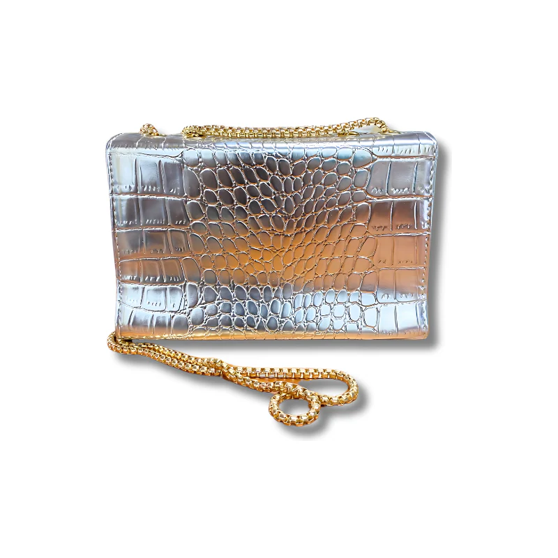 Glossy Crossbody Clutch Handbag - Image 2