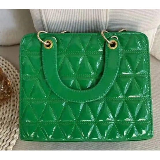 Glossy Crossbody Handbag - Image 3