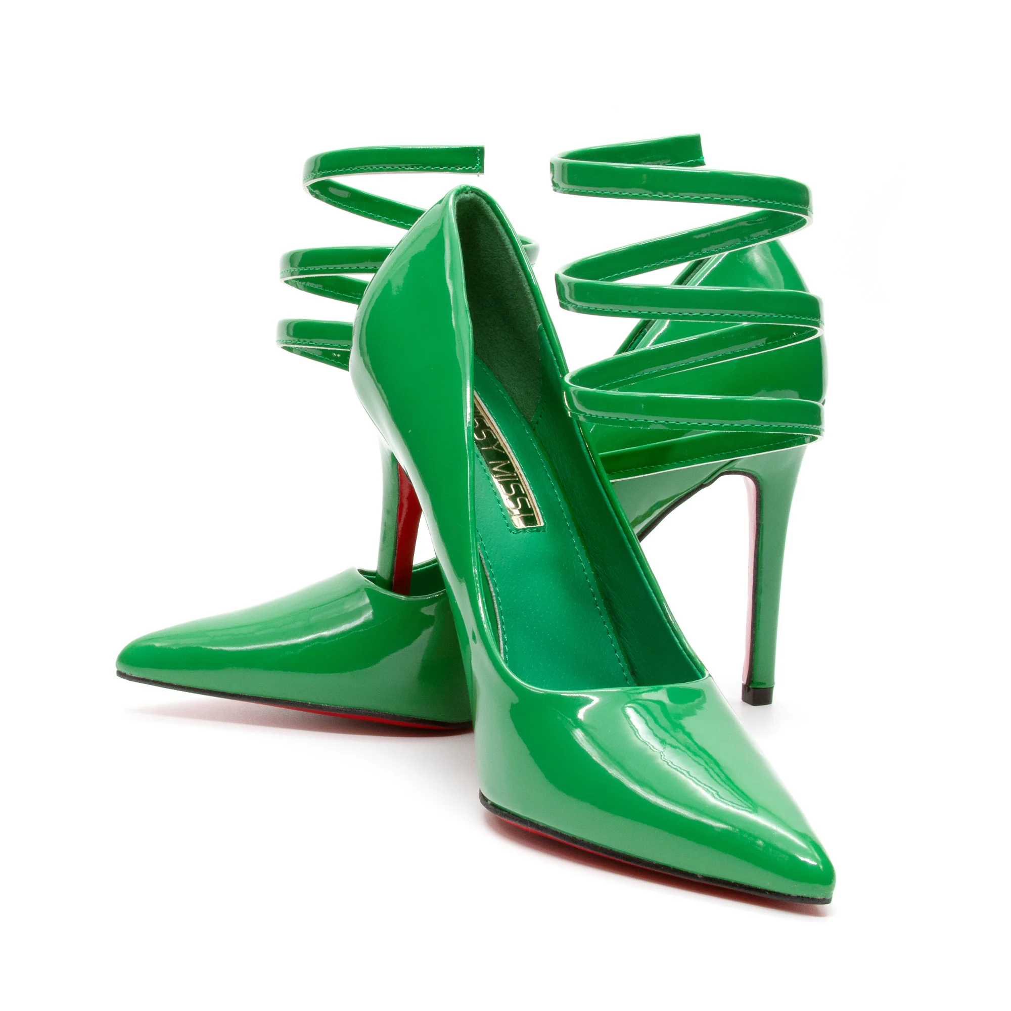 Glossy Pointed Toe High Heel - Image 7