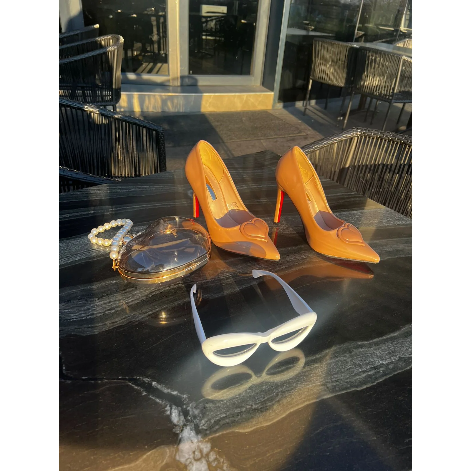 Glossy Red Bottom High Heel - Image 17