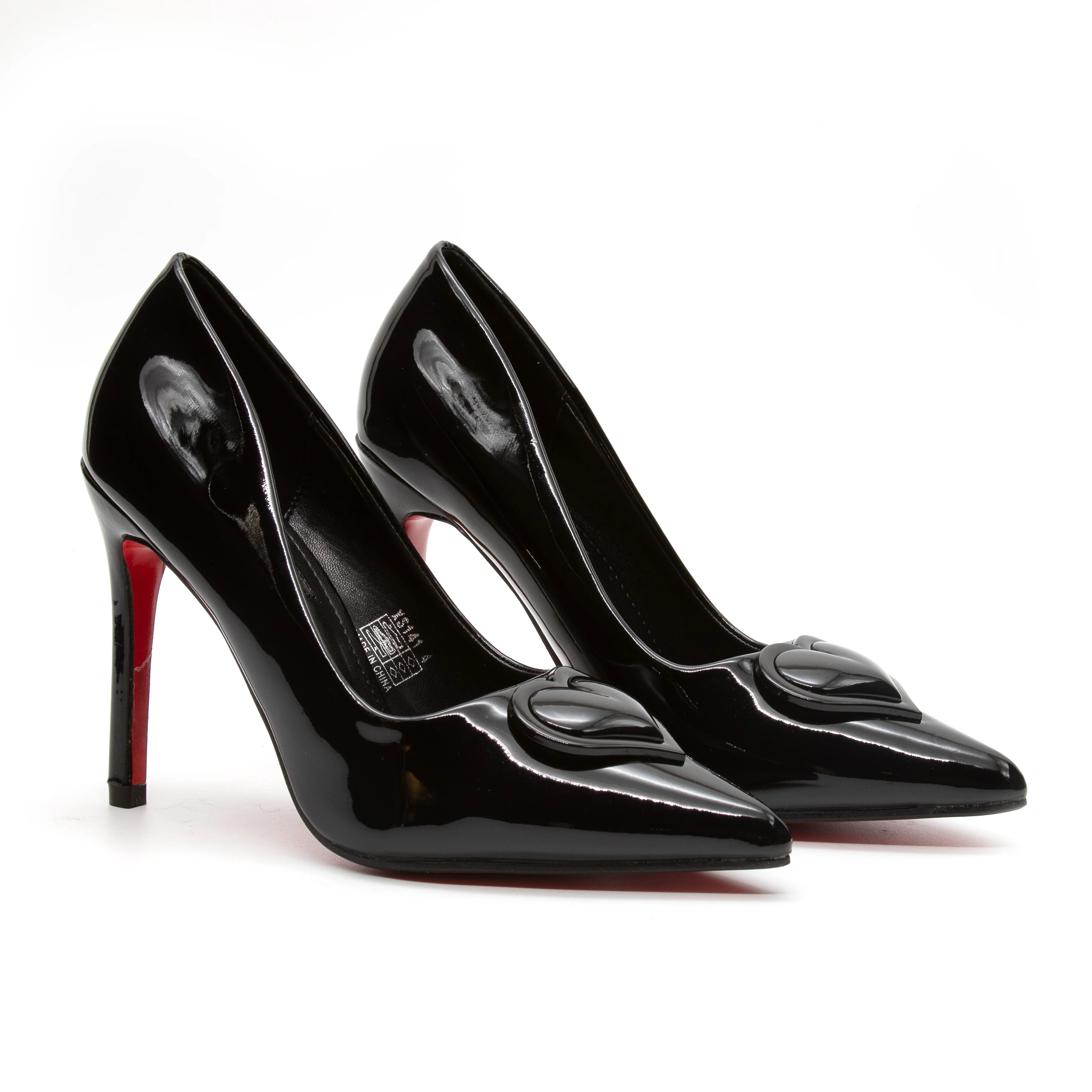 Glossy Red Bottom High Heel - Image 2
