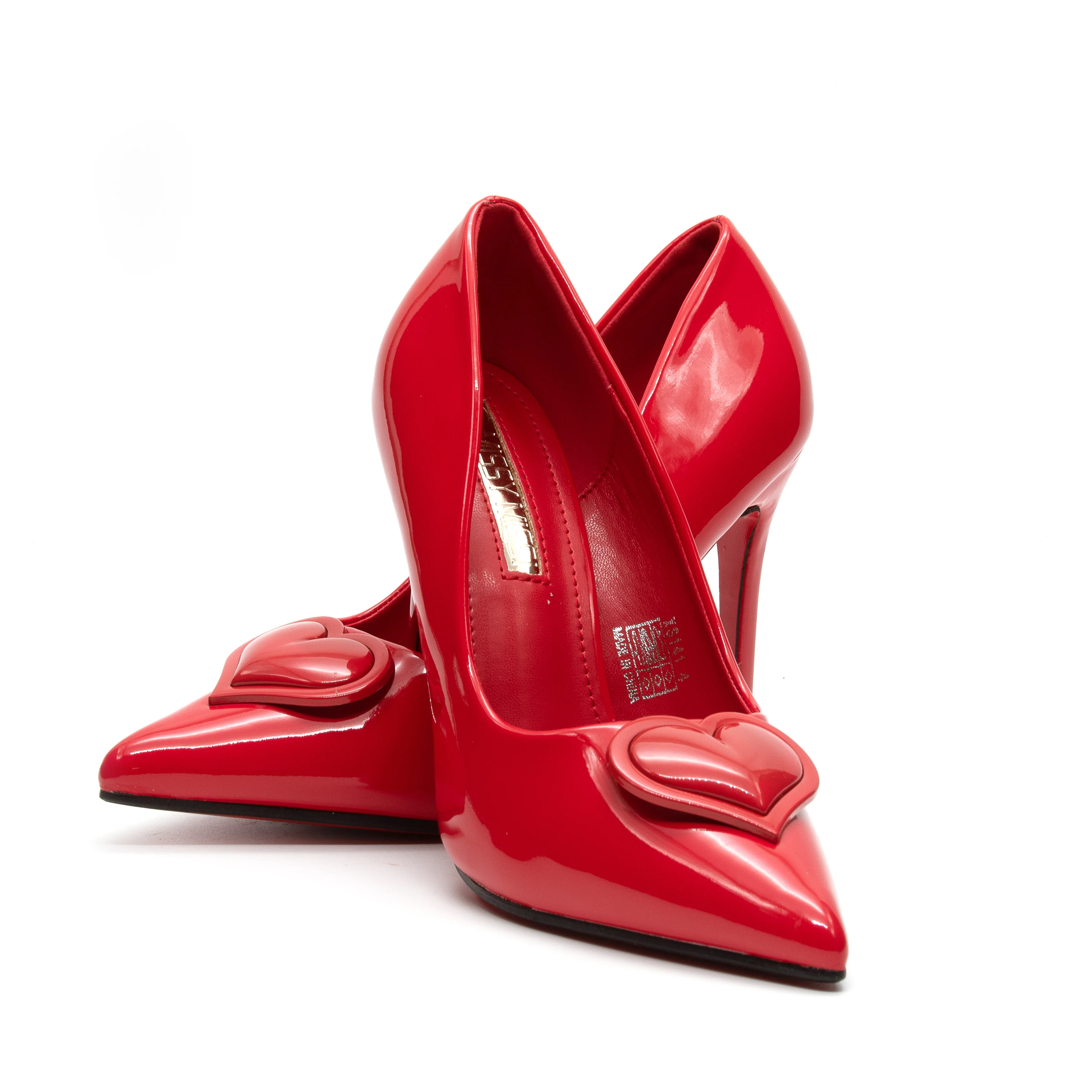 Glossy Red Bottom High Heel - Image 8