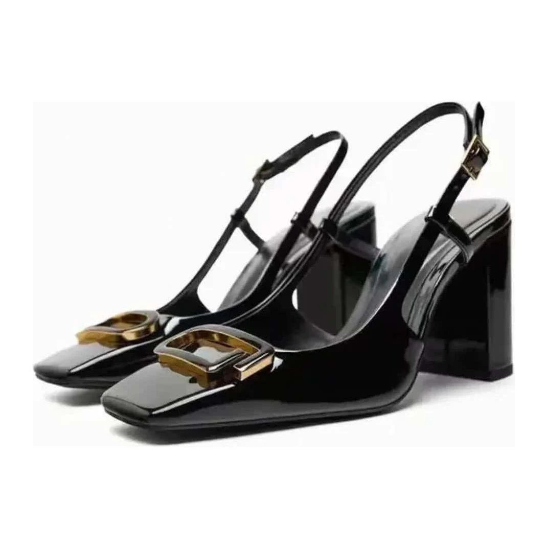 Glossy Thick Short Heel - Image 4