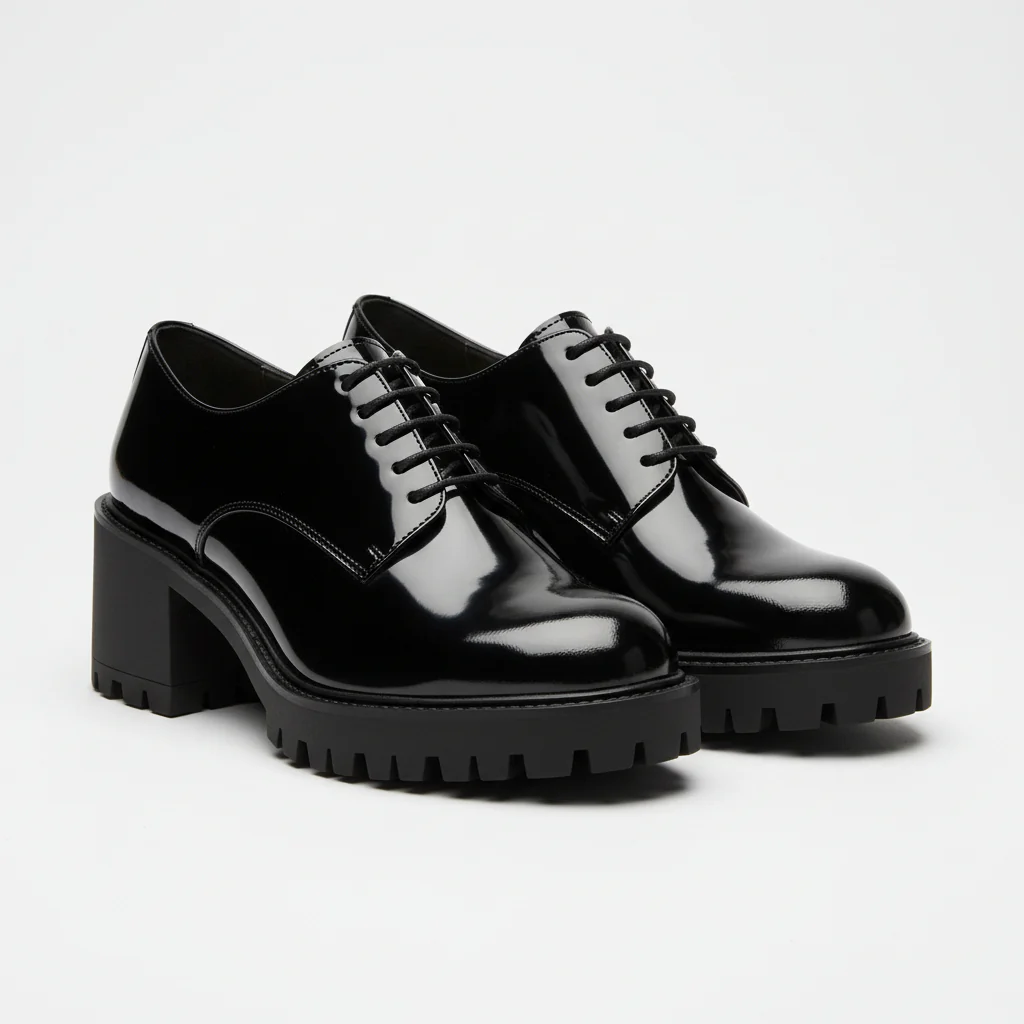 Gothic Rock Gladiator Platform Block High Heels Pumps