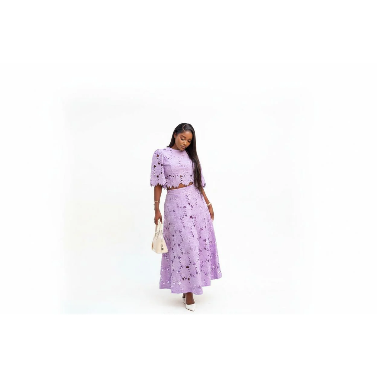 Plus Size Half Sleeve Button Lapel Denim Dress - Image 4