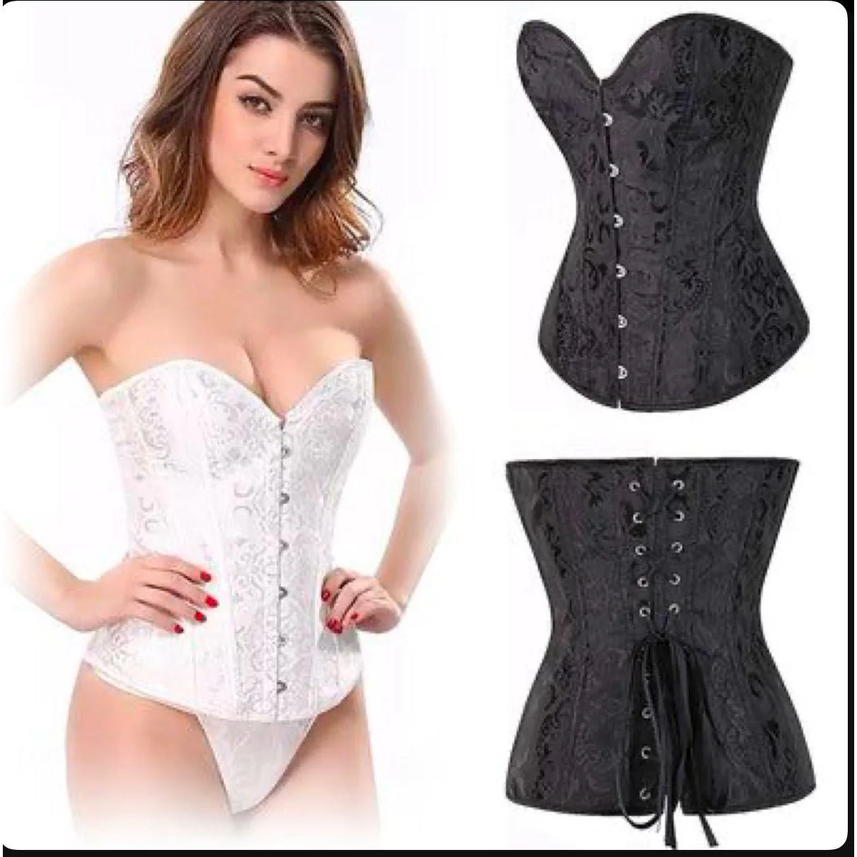 Halter Shapewear Top &amp; G-String Panty Set. - Image 6
