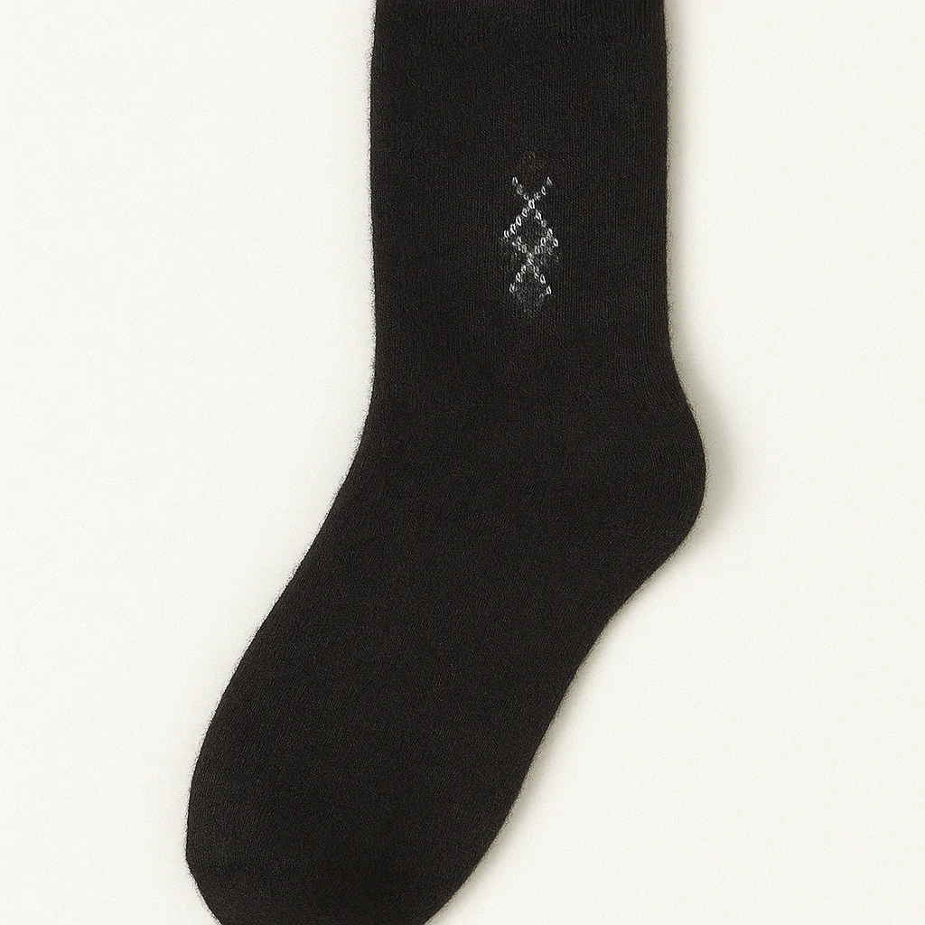 High Socks with Print Warm Soft Wool - Image 5