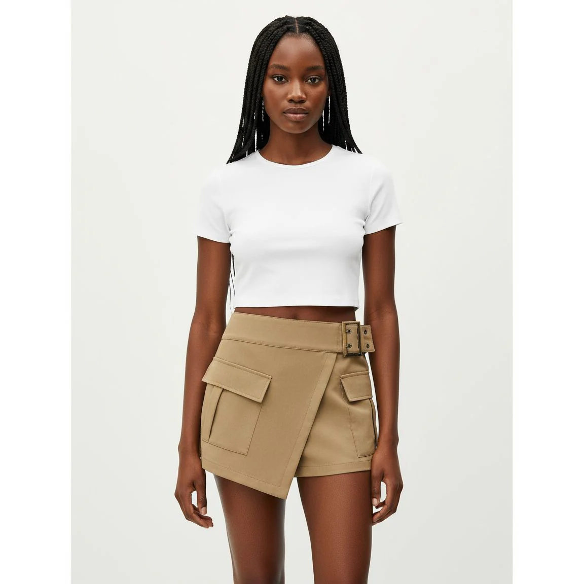 Low Waist Cargo Short Pants - Image 2