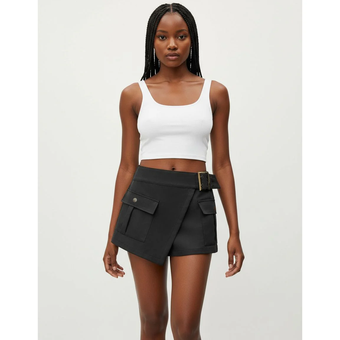 Low Waist Cargo Short Pants - Image 3