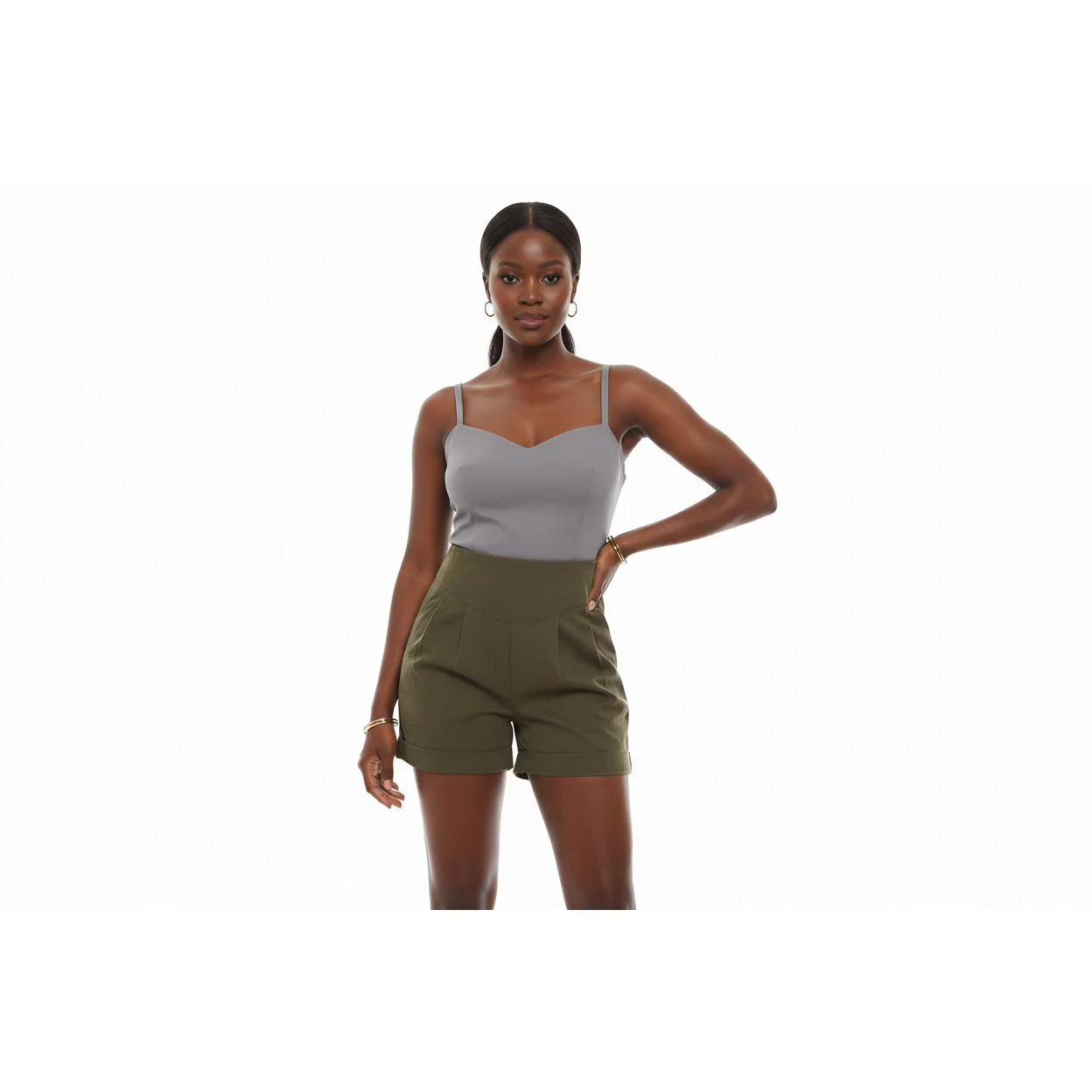 High Waisted Formal Short - Image 2