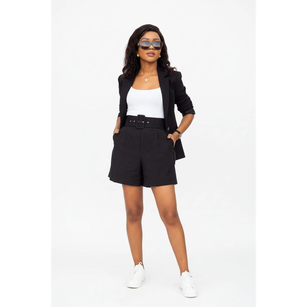 High Waisted Formal Short Pant - Image 3