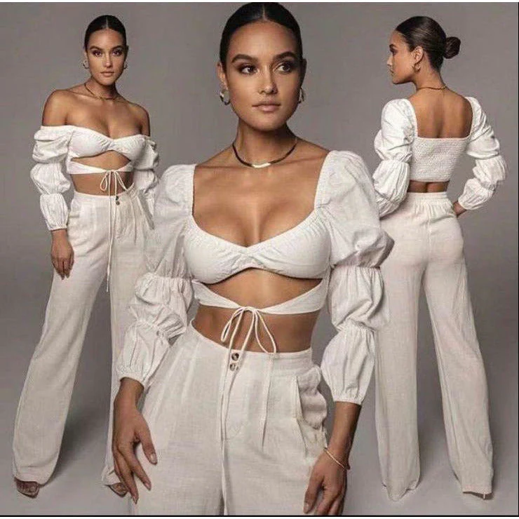 High Waisted Lounge Pants - Image 4