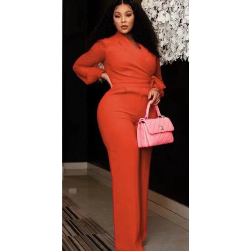High Waisted Pant and Crop Top Set - Image 3