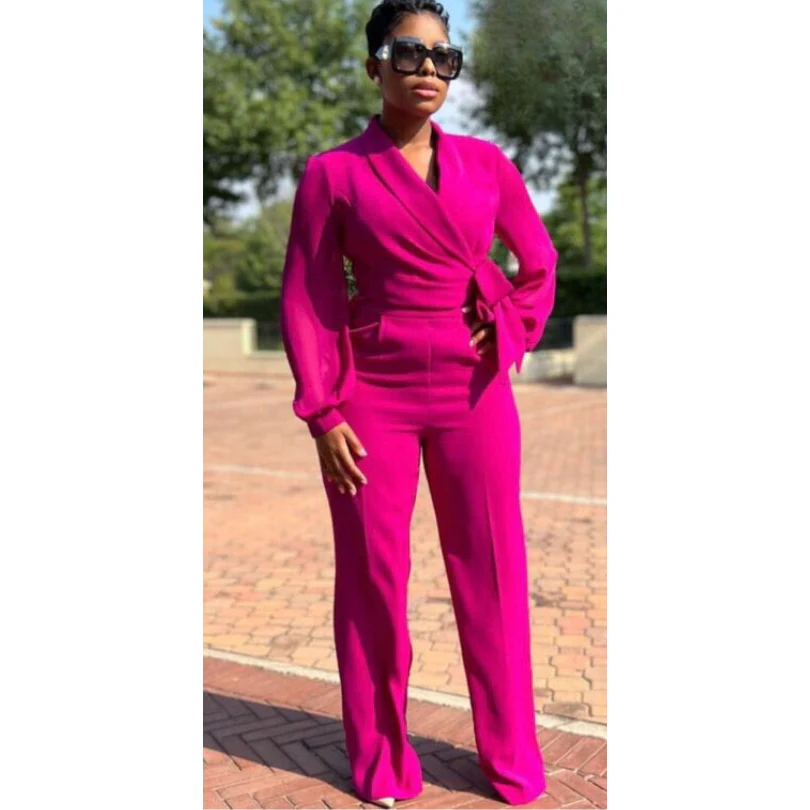 High Waisted Pant and Crop Top Set - Image 6