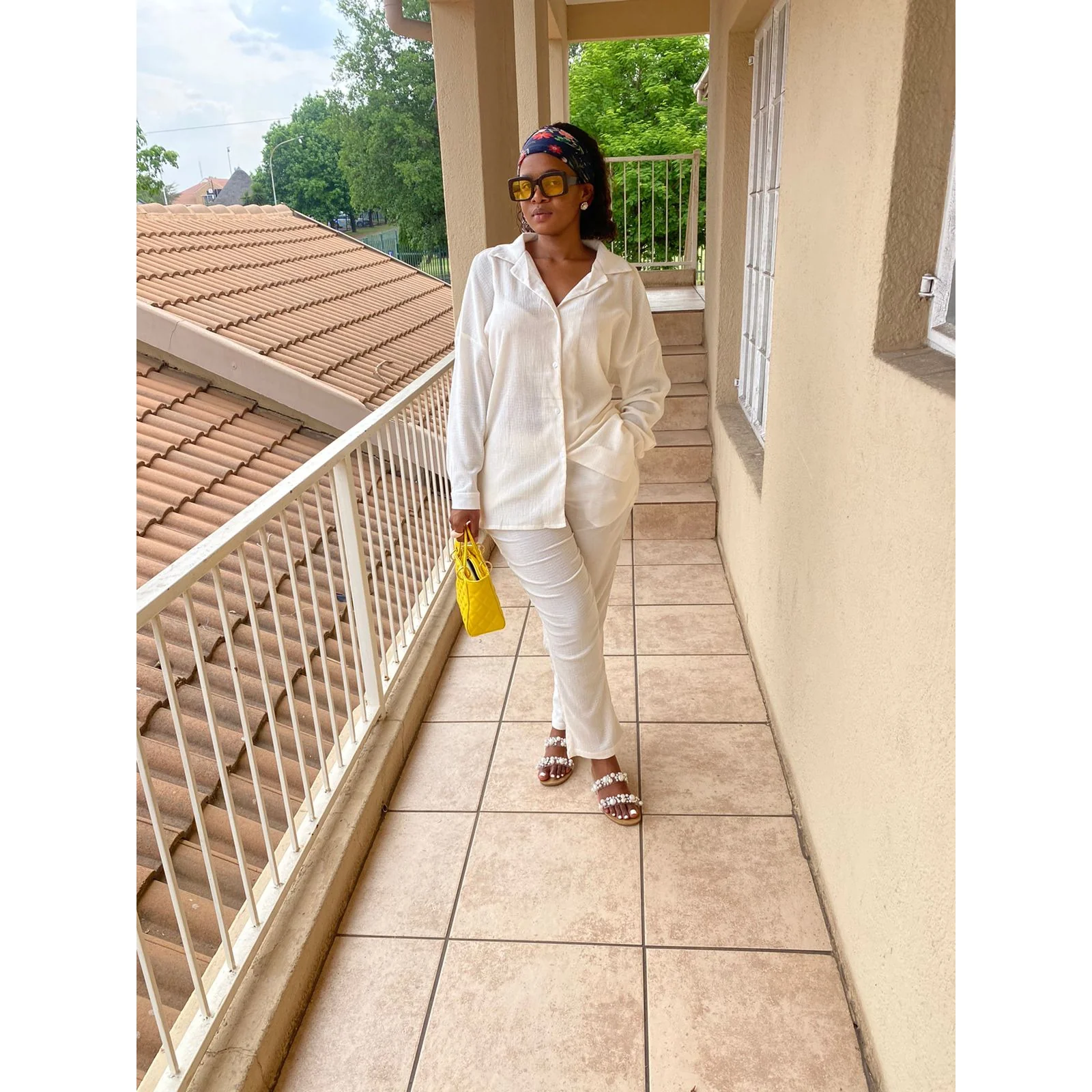 High Waisted Pants and Shirt Set - Image 10