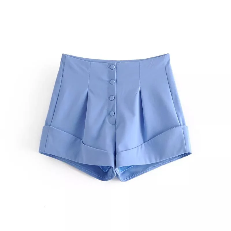 High-Waisted Short  & Crop Outfit Set - Image 7