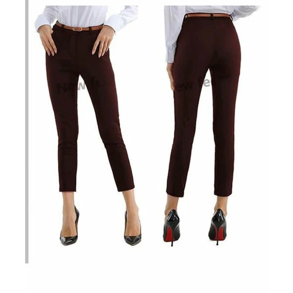 High Waisted Skinny Formal Pants - Image 7