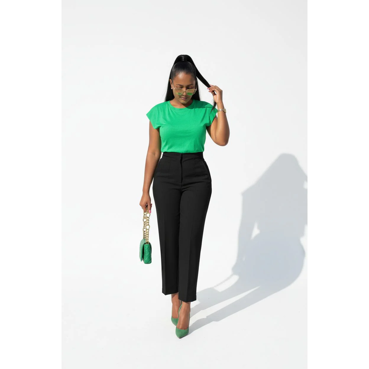 High-waisted Skinny Formal Pants - Image 7